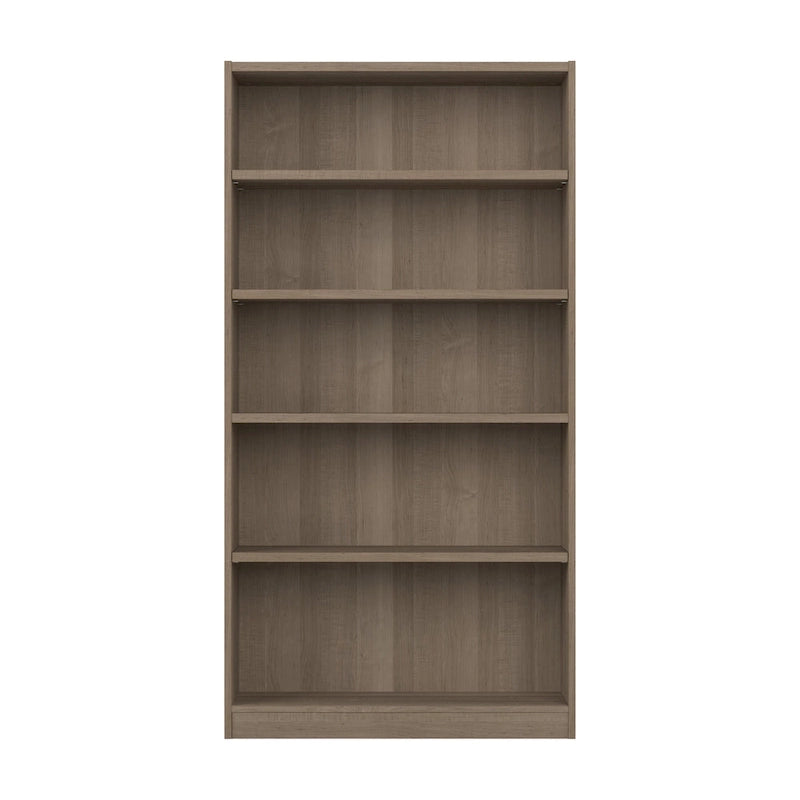 Tall 5-Shelf Bookcase Open Storage Display Unit Multi-Color Options