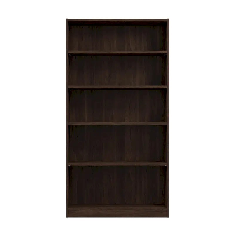 Tall 5-Shelf Bookcase Open Storage Display Unit Multi-Color Options