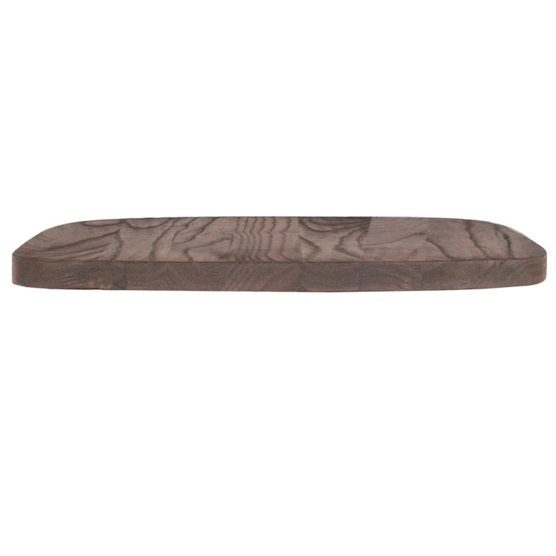 Rustic Walnut Wood Replacement Seat for Metal Dining Chairs Indoor