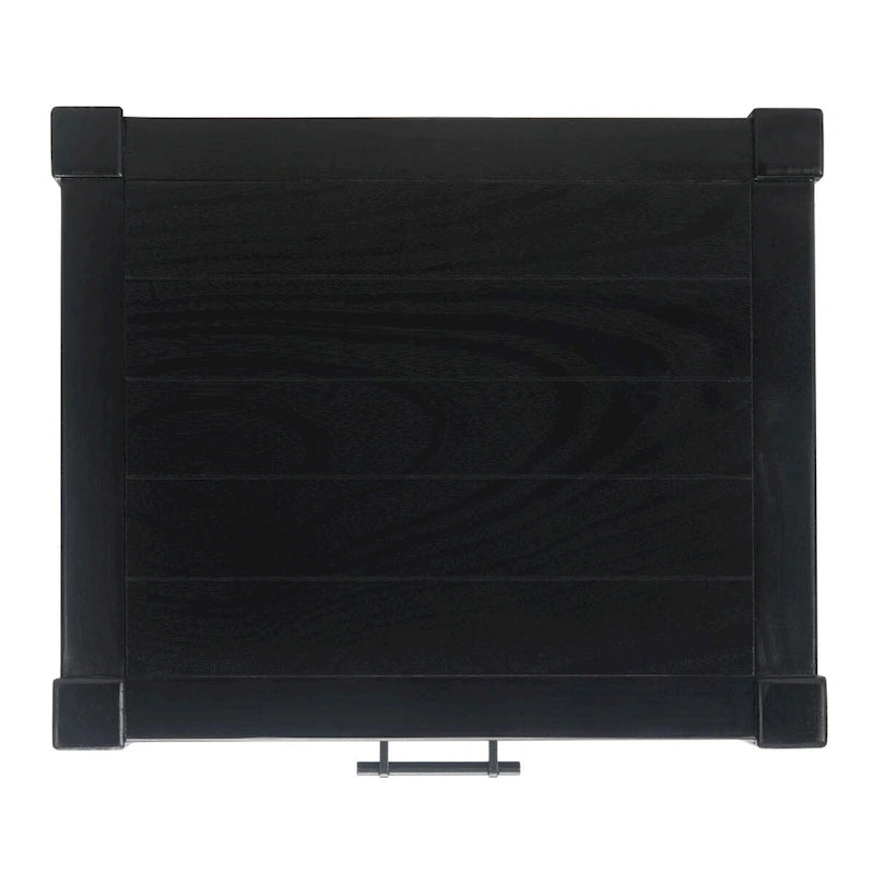1-Drawer Accent Side Table with Turned Legs and Carved Details, Multi-Color