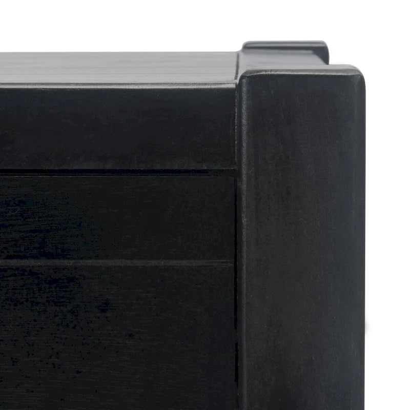 1-Drawer Accent Side Table with Turned Legs and Carved Details, Multi-Color