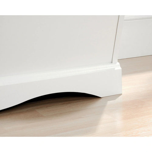3-Drawer Kids Dresser Chest with Storage Bin in Soft White