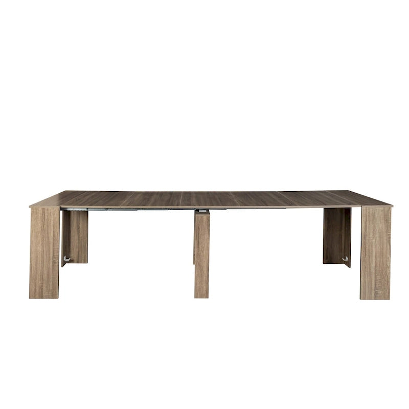 Extendable Console Dining Table Multi-Color Chipboard MDF Modern Style
