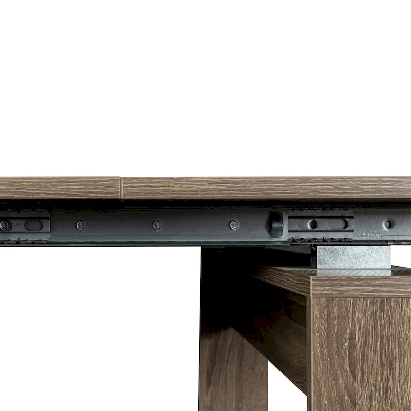 Extendable Console Dining Table Multi-Color Chipboard MDF Modern Style