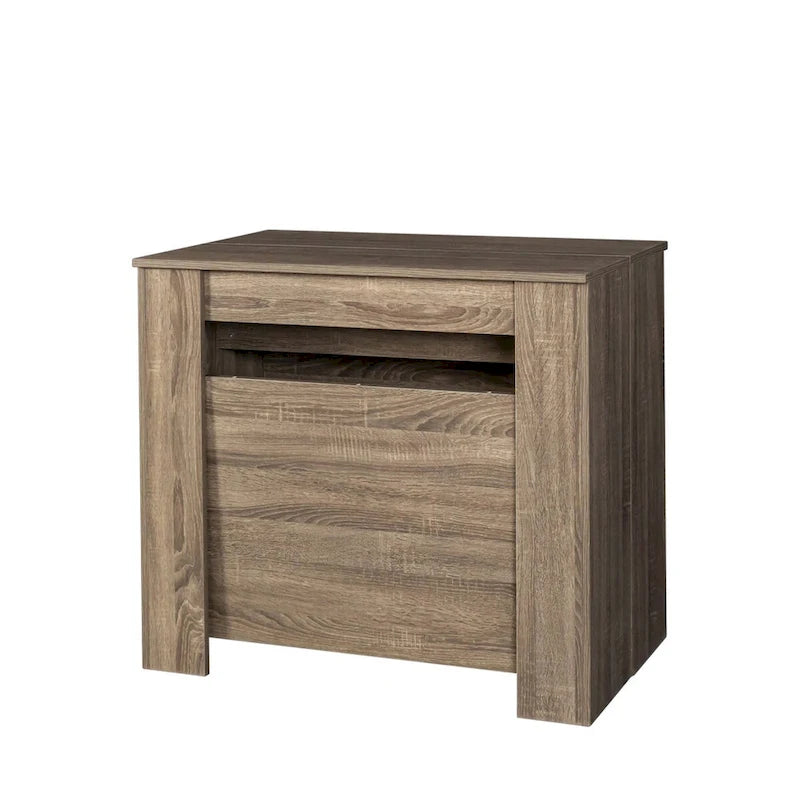 Extendable Console Dining Table Multi-Color Chipboard MDF Modern Style