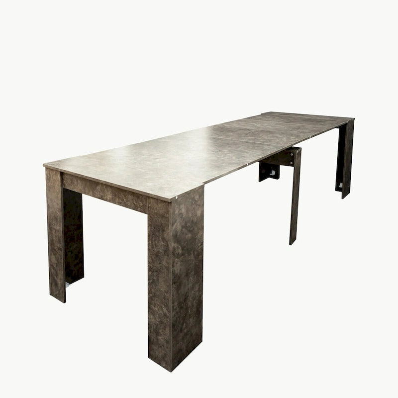 Extendable Console Dining Table Multi-Color Chipboard MDF Modern Style