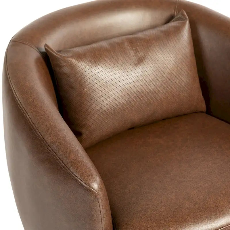 360° Swivel Barrel Accent Chair with Hidden Storage, Multi-Color Options