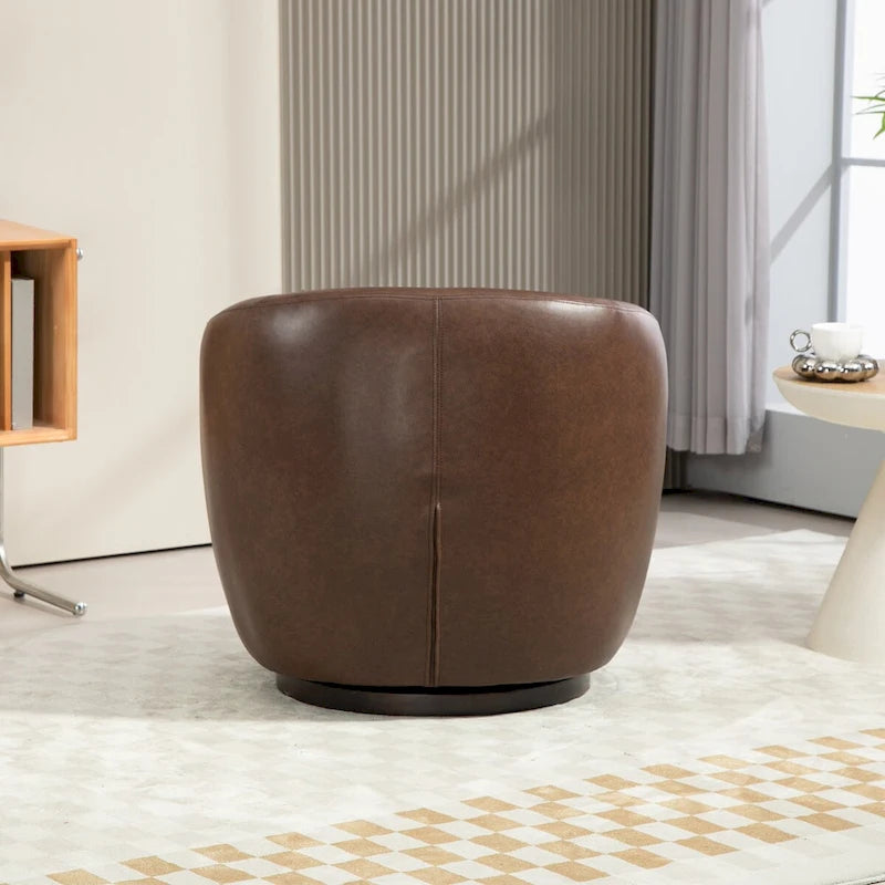360° Swivel Barrel Accent Chair with Hidden Storage, Multi-Color Options
