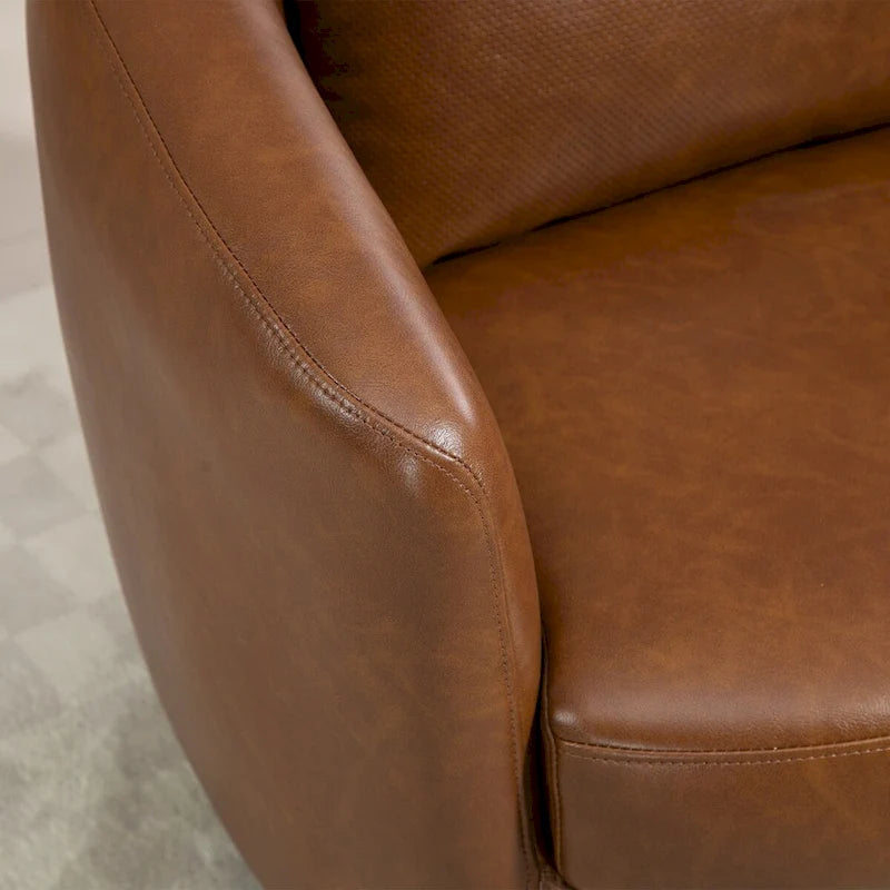 360° Swivel Barrel Accent Chair with Hidden Storage, Multi-Color Options