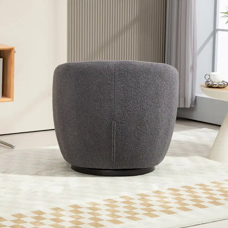360° Swivel Barrel Accent Chair with Hidden Storage, Multi-Color Options