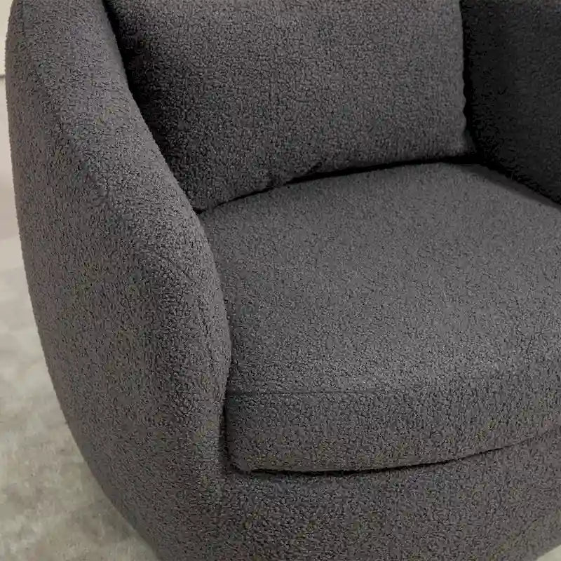 360° Swivel Barrel Accent Chair with Hidden Storage, Multi-Color Options